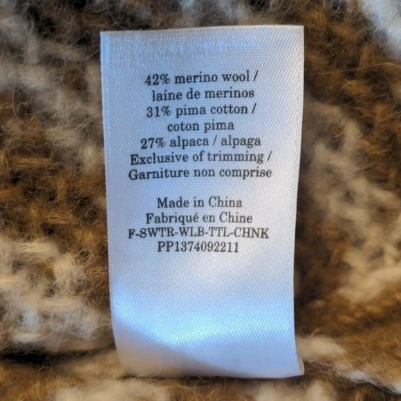 🆕 EVERLANE The Cloud Oversized Merino Wool/Alpaca Turtleneck - Picture 15 of 16